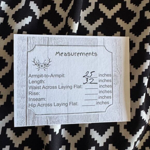 Anthropologie DanielRainn Sleeveless Black White Abstract Size 1X# 2511 - Picture 8 of 12